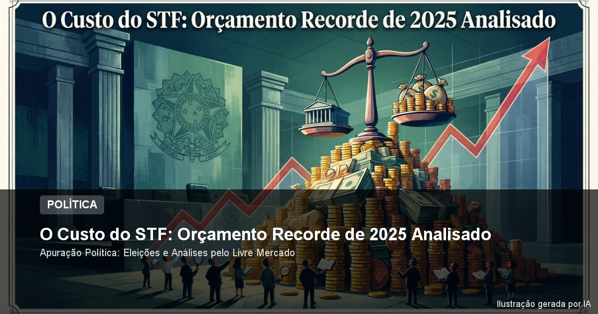 O Custo do STF: Orçamento Recorde de 2025 Analisado