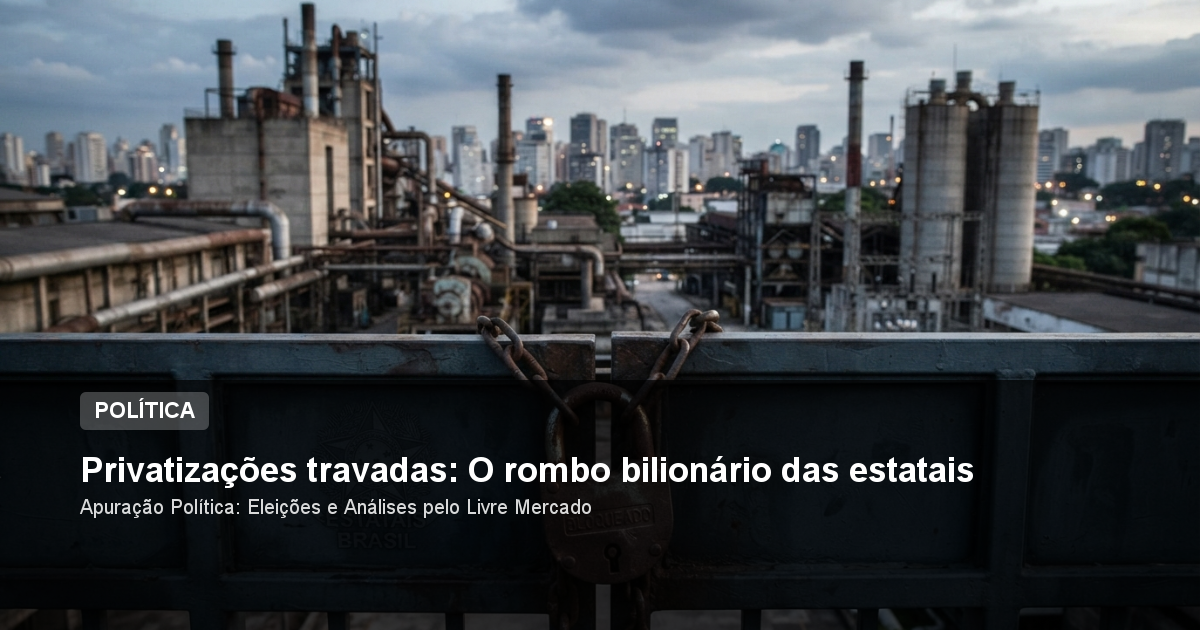 Privatizações travadas: O rombo bilionário das estatais